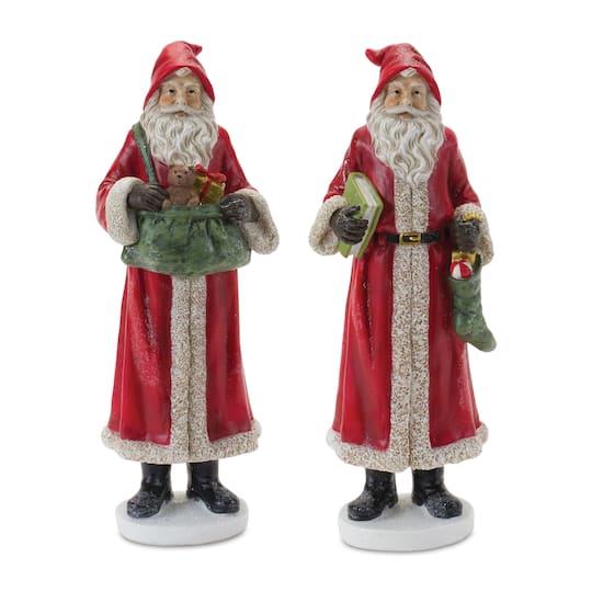 Santa with Toys Figurine Set